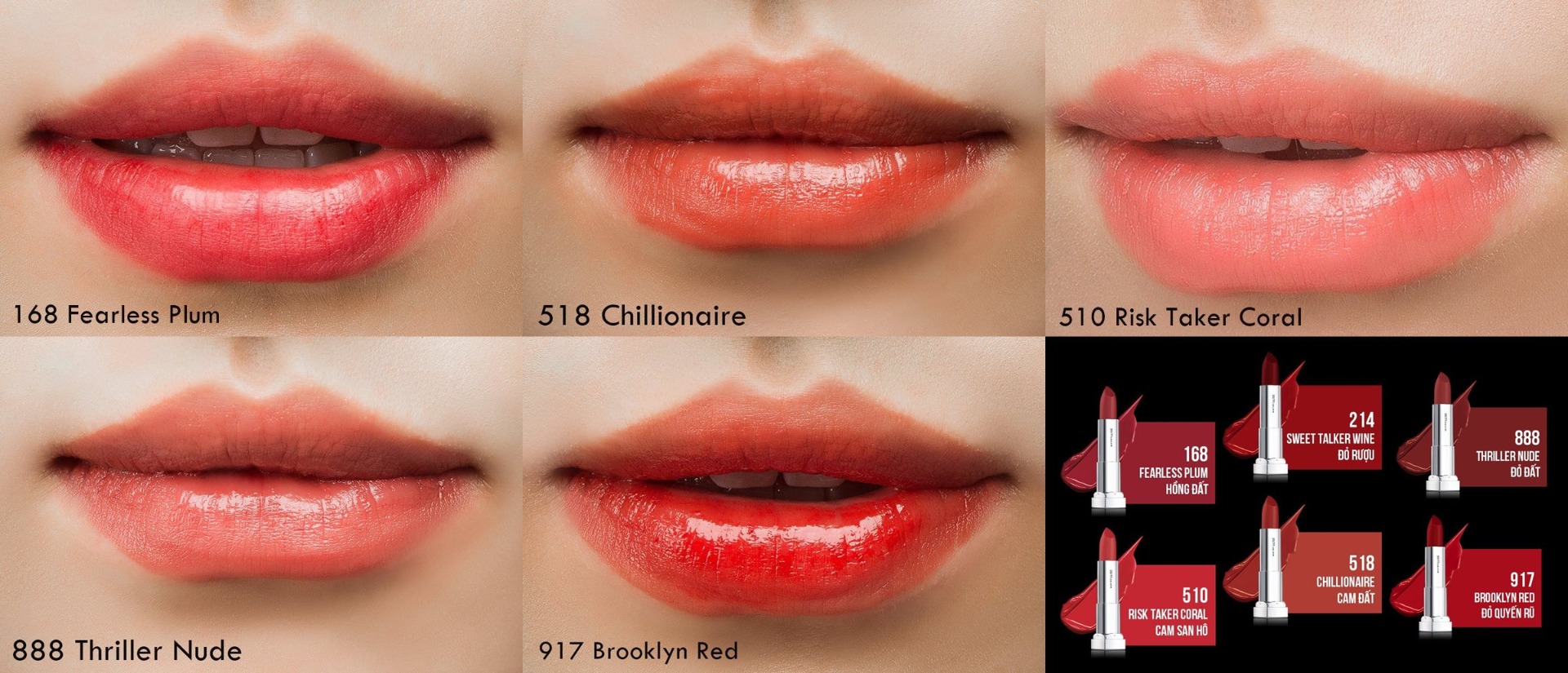 maybelline risk taker coral 510