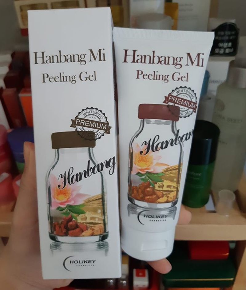 Tẩy Tế Bào Chết Vị Thuốc Bắc Holikey Làm Sáng Da, Giảm Nám Hanbang Mi Peeling Gel 100ml 