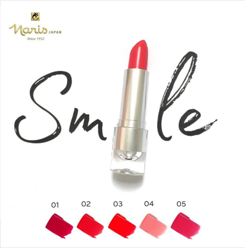 Son Thỏi Mịn Môi Naris Cosmetic Ailus Stress Free Lipstick 4g dễ dùng