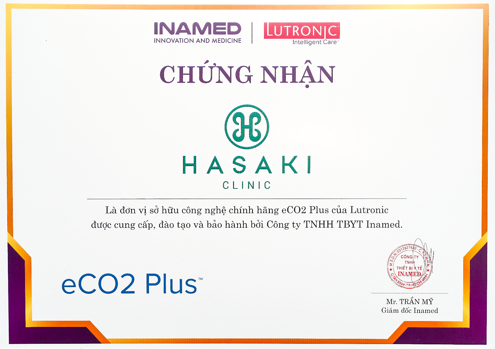 Hasaki Clinic sở hữu công nghệ Laser CO2 chính hãng 