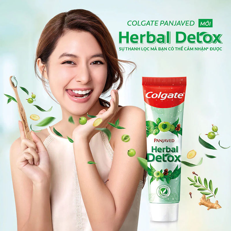 Kem Đánh Răng Colgate Herbal Detox Thảo Mộc Tự Nhiên Cao Cấp 120g - 2