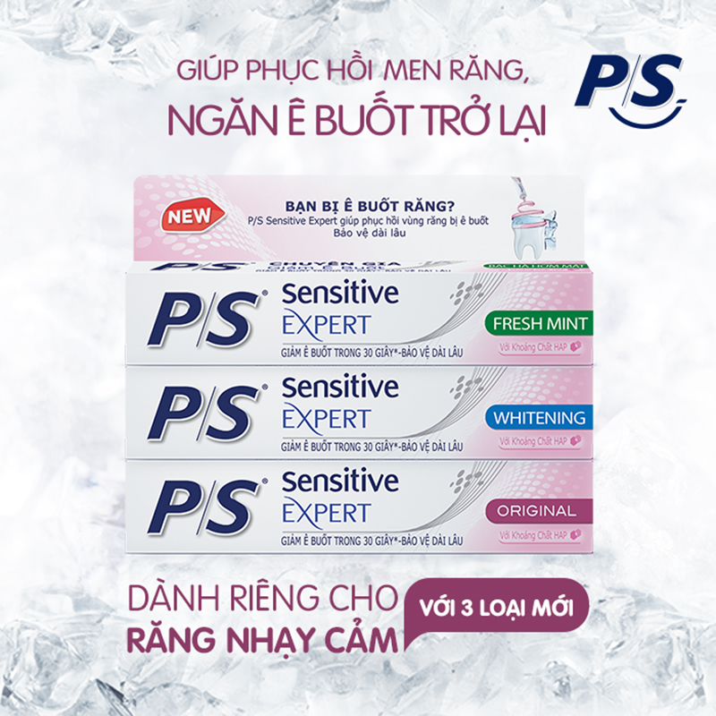 Kem đanh Răng Sensitive Expert By P S Fresh Mint 100g Hasaki Vn