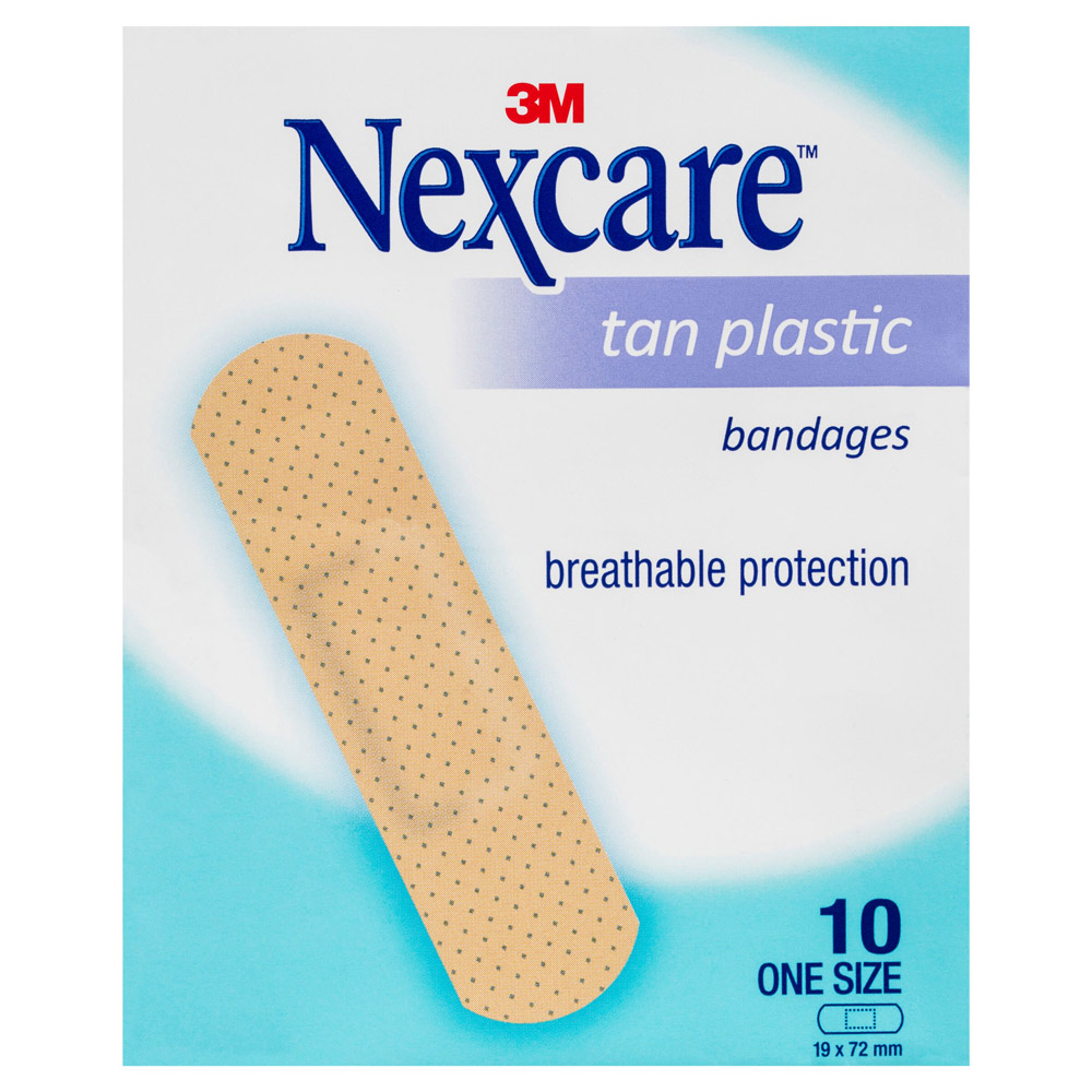 Băng Keo Cá Nhân Nexcare 3M Tan Plastic 10 Miếng