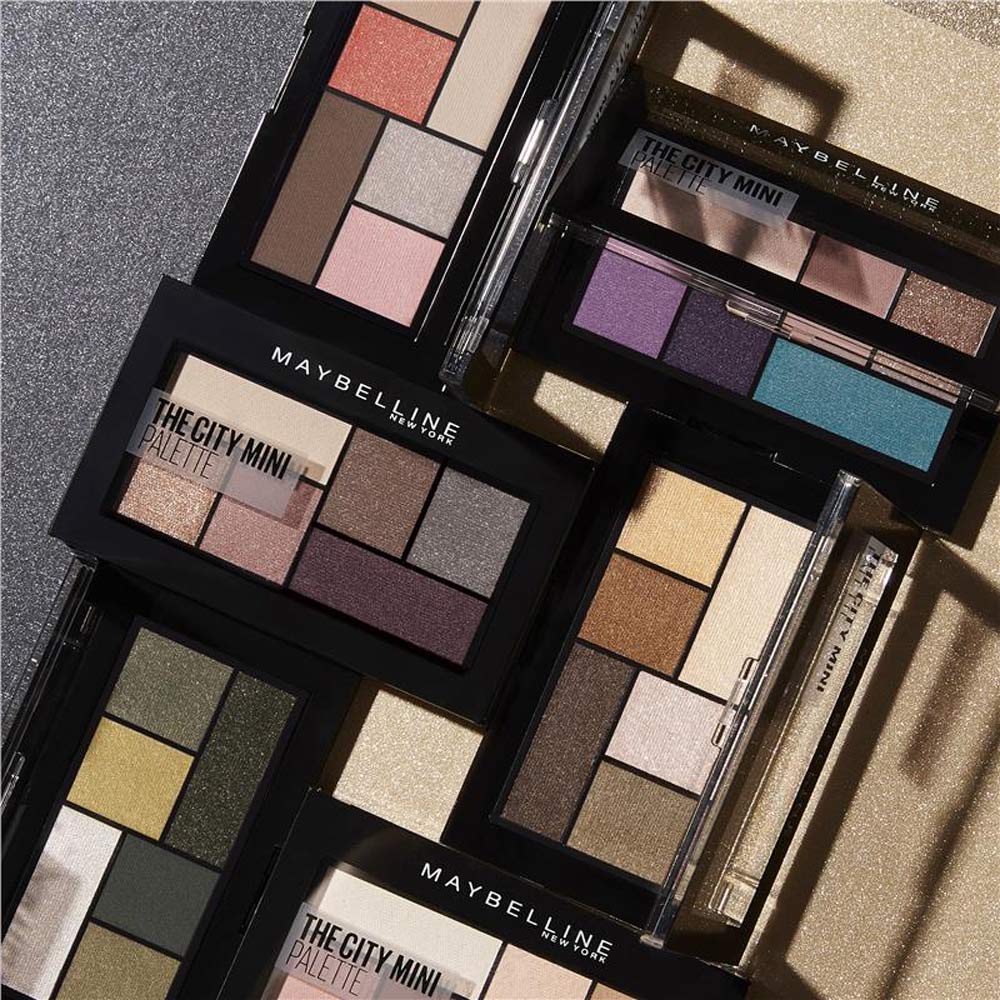 Packaging Bảng Phấn Mắt Maybelline 6 Ô The City Mini Palette