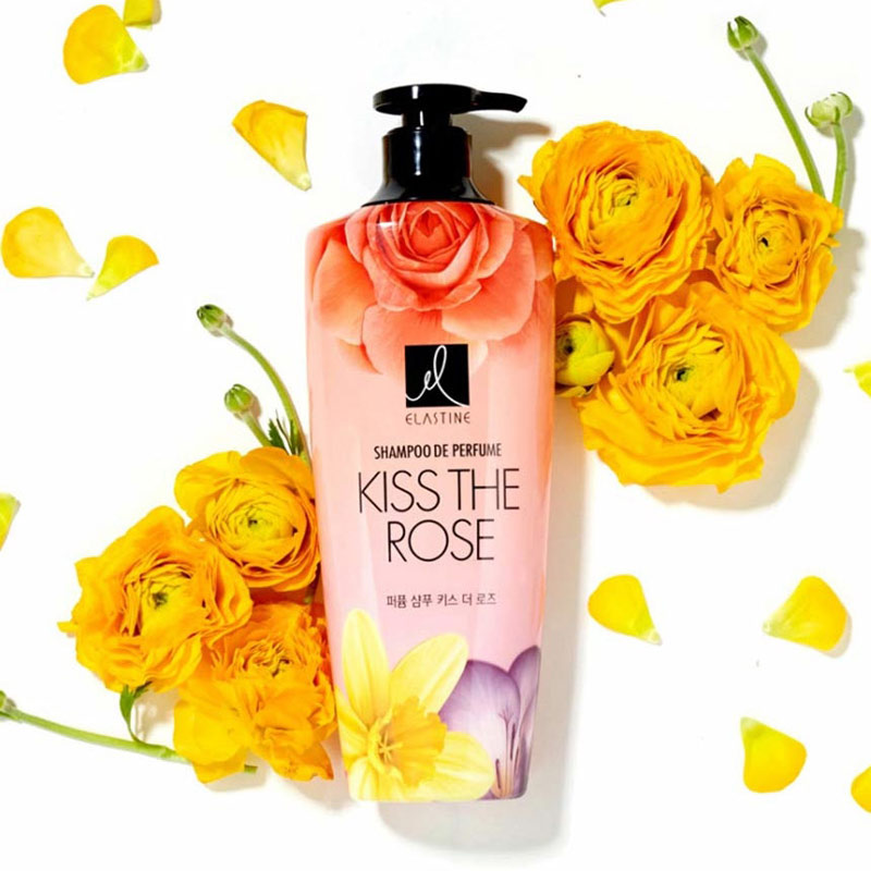 Dầu Gội Elastine Shampoo De Perfume Kiss The Rose 