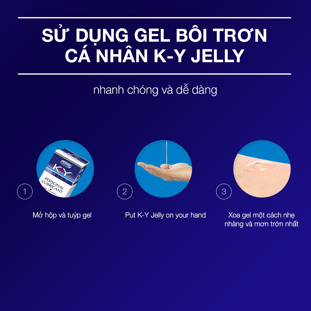 Gel Bôi Trơn Durex K-Y Jelly 50g Hasaki