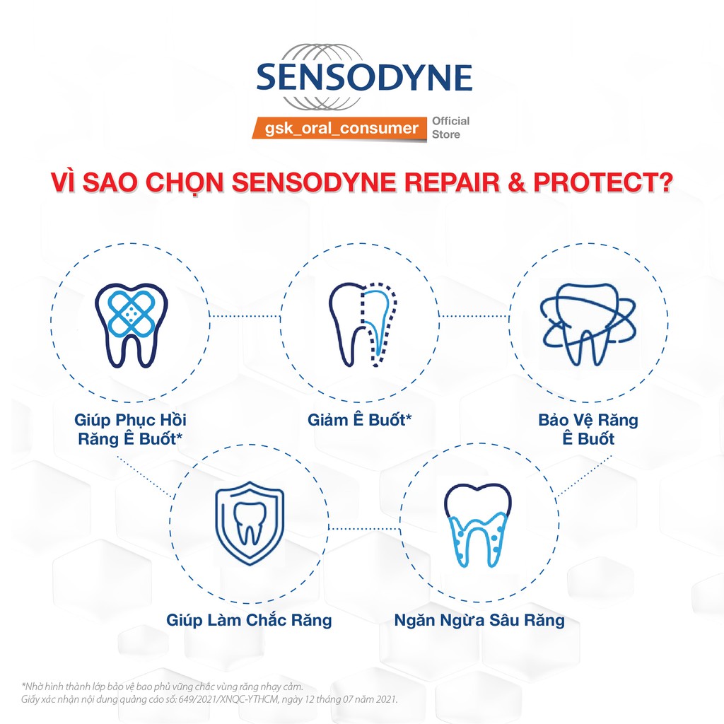 Kem Đánh Răng Sensodyne Repair & Protect Original