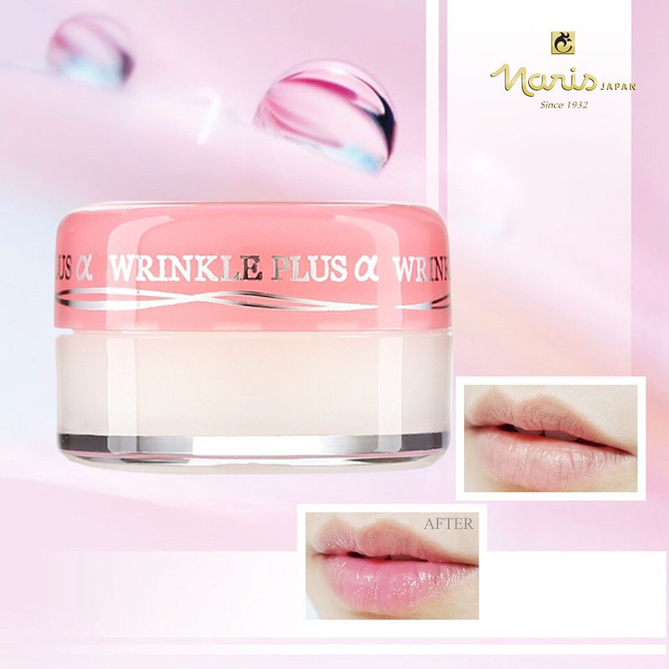 Lót Dưỡng Môi Naris Cosmetics Wrinkle Plus Alpha Clear Lip Base 10g