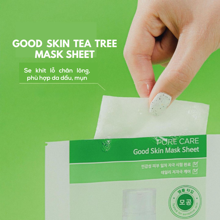 Mặt Nạ Nature Republic Good Skin Tea Tree Mask Sheet 24g