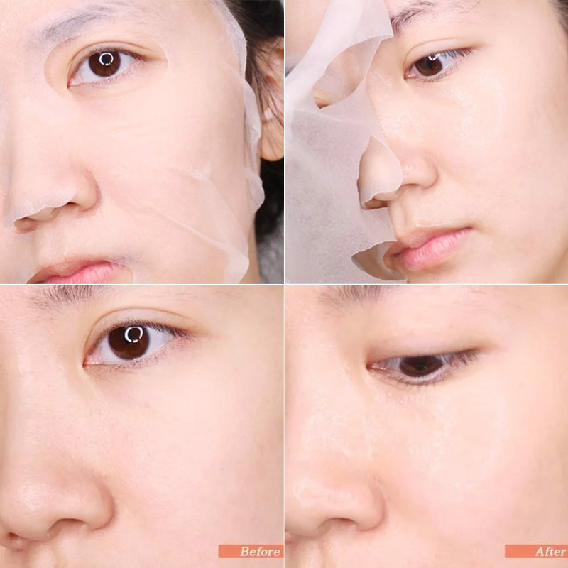 Some By Mi Yuja Niacin Blemish Care Serum Mask texture 