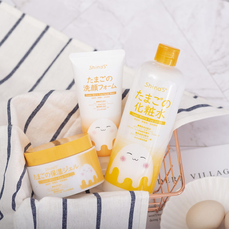 Nước Hoa Hồng Shina'S Super White Egg Lotion 500ml Hasaki