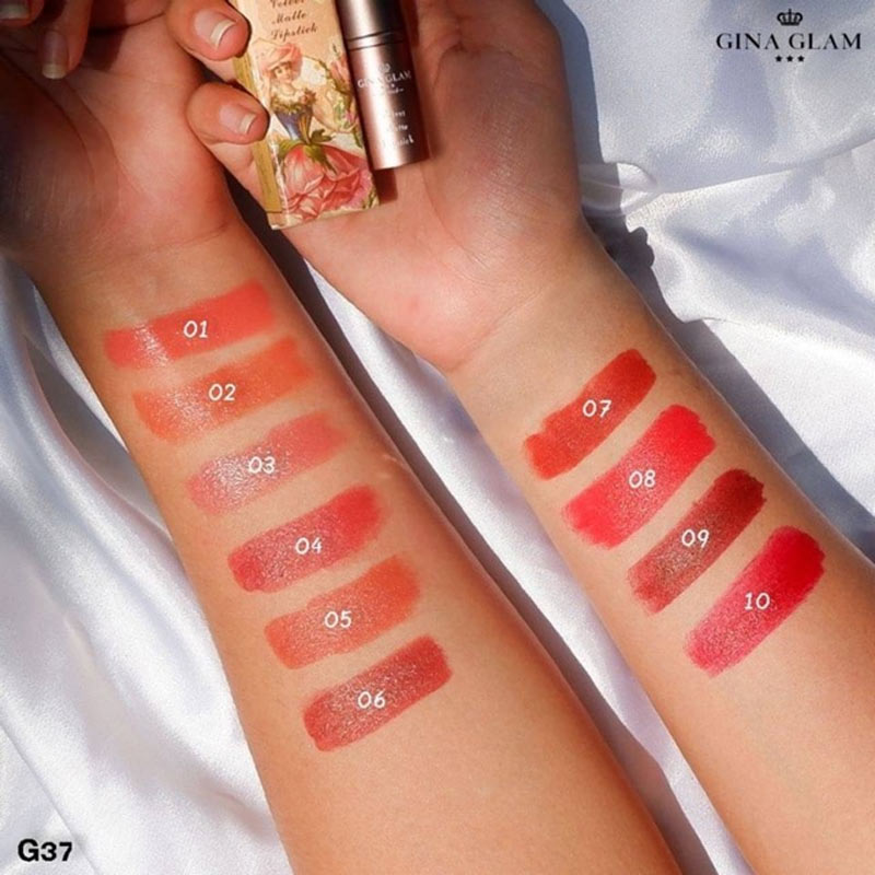Son Thỏi Gina Glam Velvet Matte Lipstick 4g Hasaki