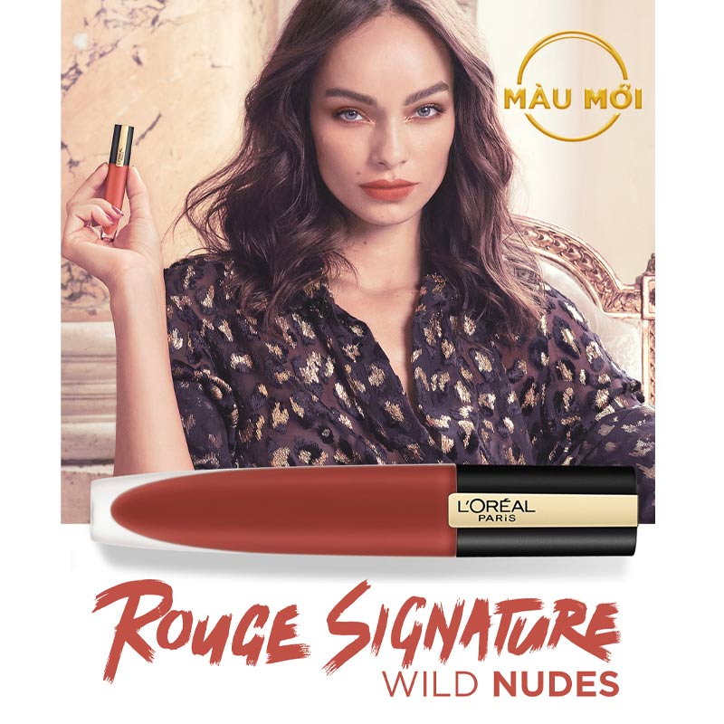 loreal rouge signature wild nudes