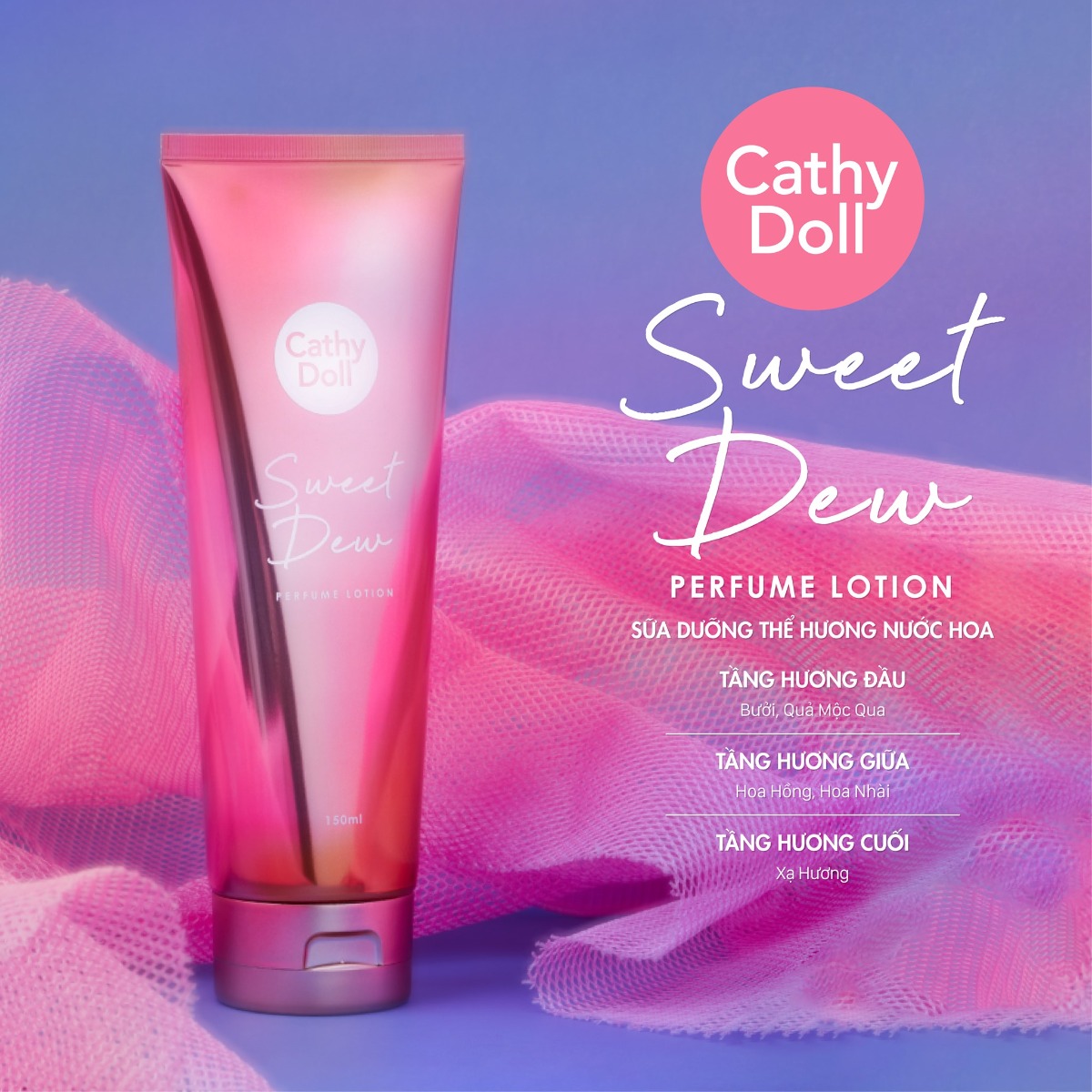 Sữa Dưỡng Thể Hương Nước Hoa Cathy Doll Sweet Dew