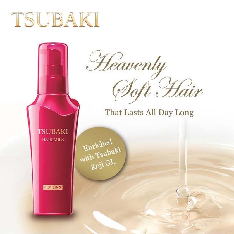 Sữa Dưỡng Tóc Tsubaki Chống Nắng Phục Hồi Hư Tổn Hair Milk 