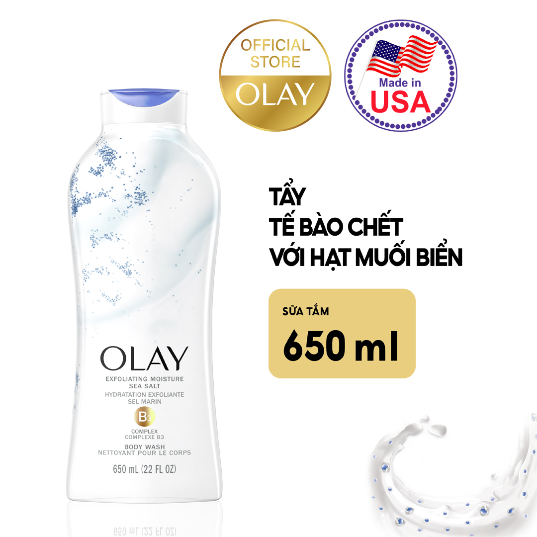 Sữa tắm Olay Body Wash dưỡng da, thơm mát lưu hương 650ml – Toptotoe
