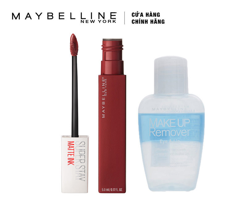 combo maybelline son kem tay trang mat moi 40ml