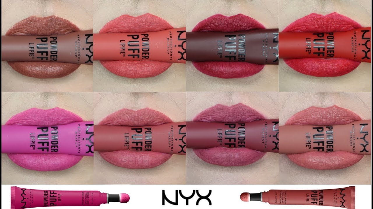 nyx professional make up powder puff lippie