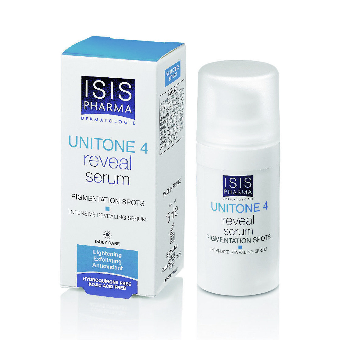 Serum trị nám Isis Pharma Unitone 4 Reveal Serum 15ml